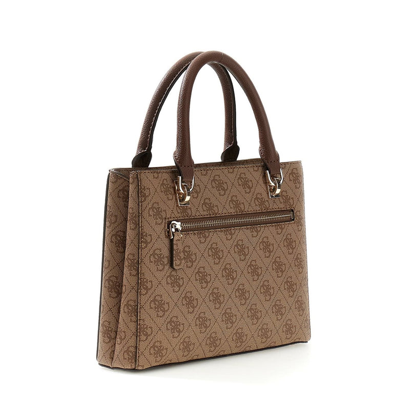 Guess Noelle Latte Logo Brown Handtas Met Meerdere Vakken HWBG96-72050-LGW-zoom-