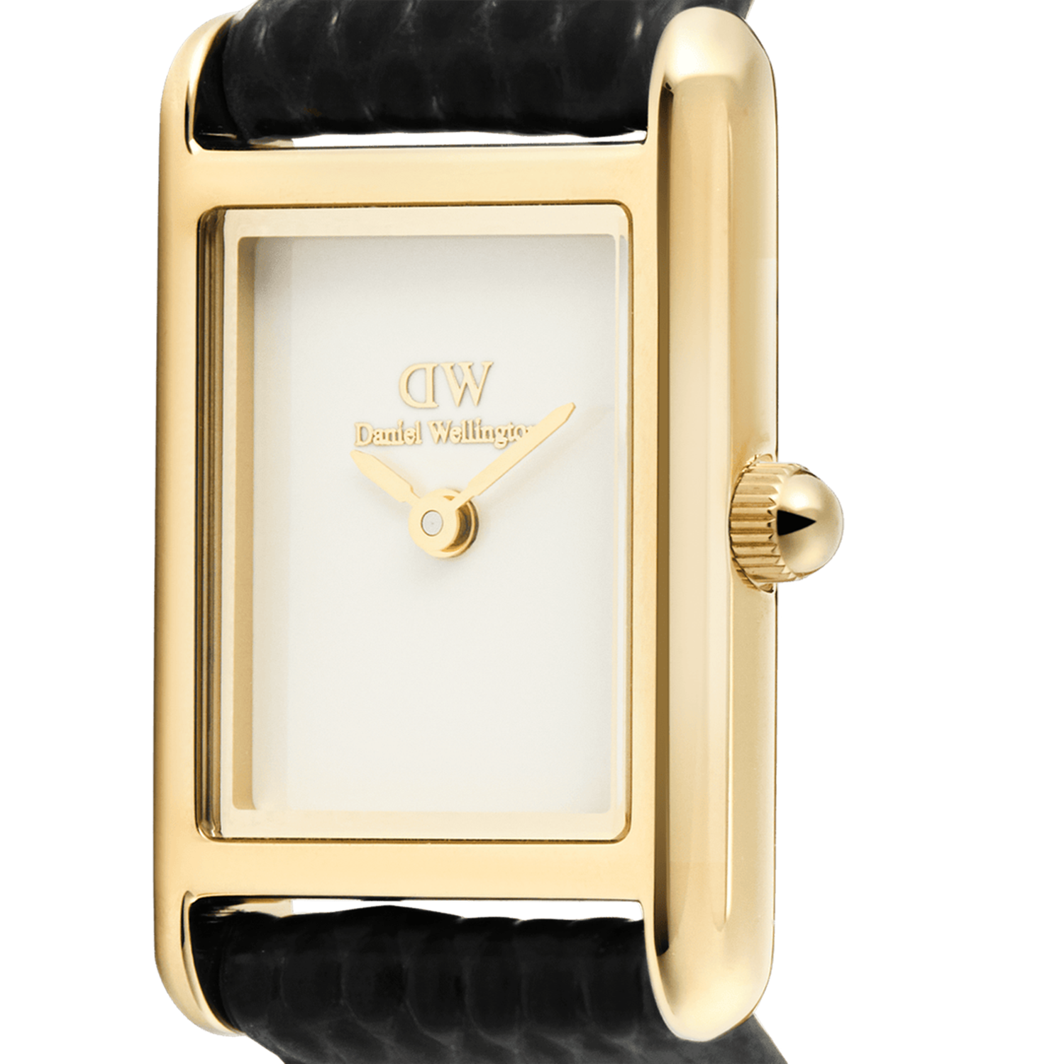 Daniel Wellington Bound Mini Black Lizard Gold-coloured Women's Watch DW00100903