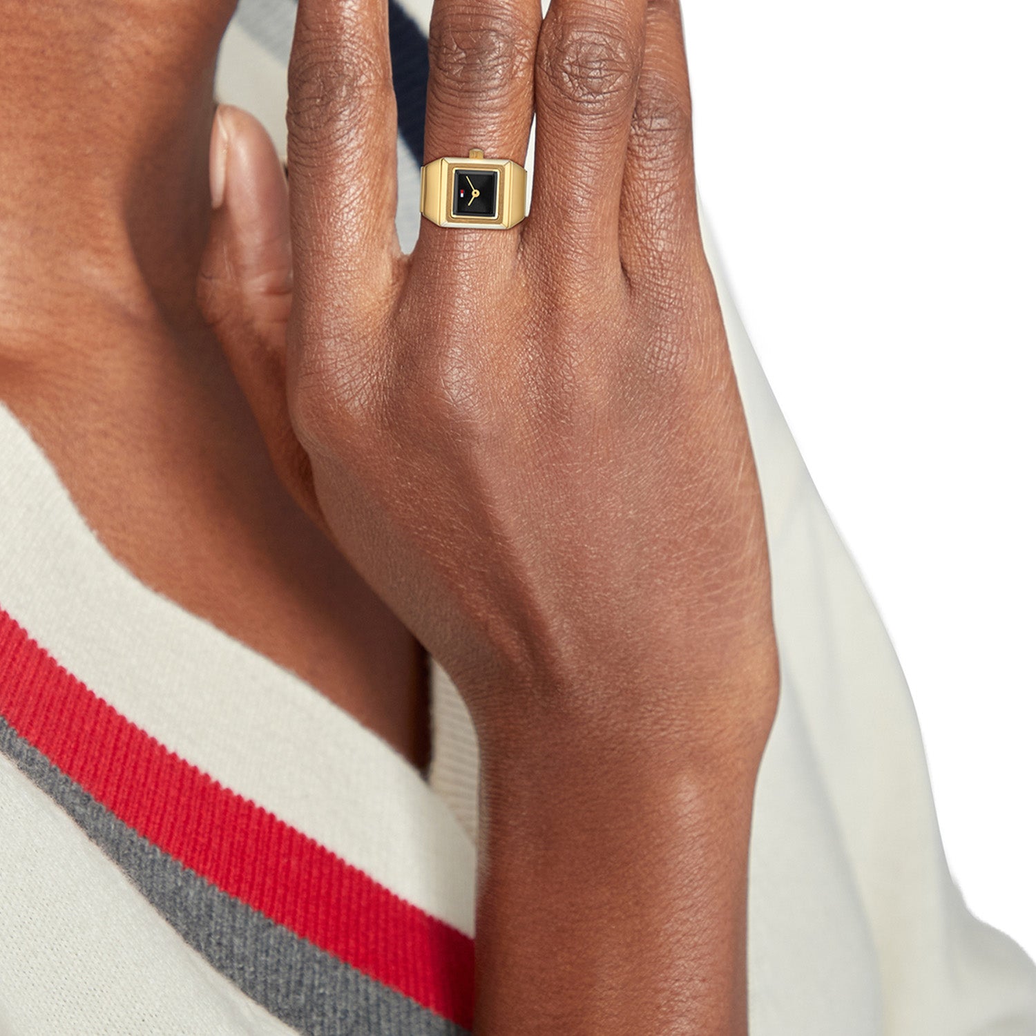 Tommy Hilfiger Gold Women's Watch Ring TH1782837