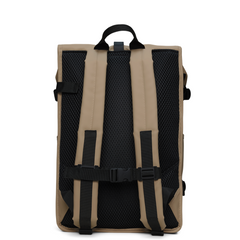 Rains Beige Rolltop Backpack Large R14590-133