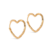 ENAMEL Copenhagen Organic Heart 925 Sterling Silver Oorbellen E414GM