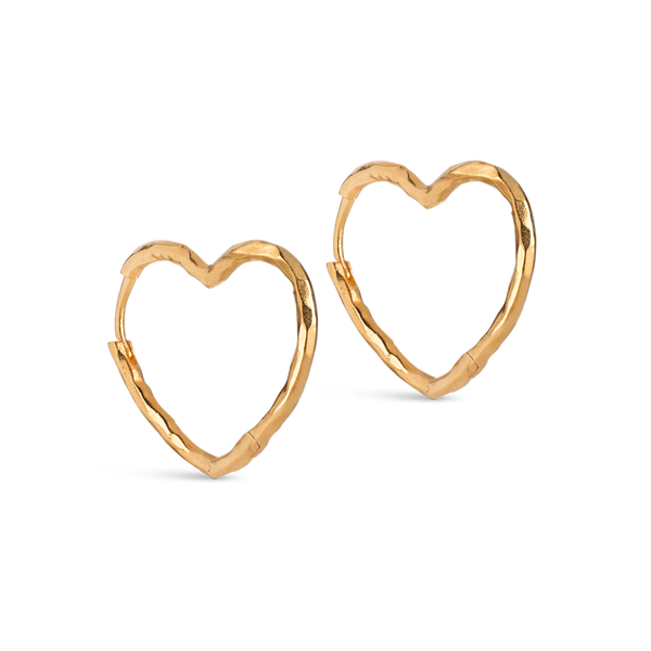 ENAMEL Copenhagen Organic Heart 925 Sterling Silver Oorbellen E414GM