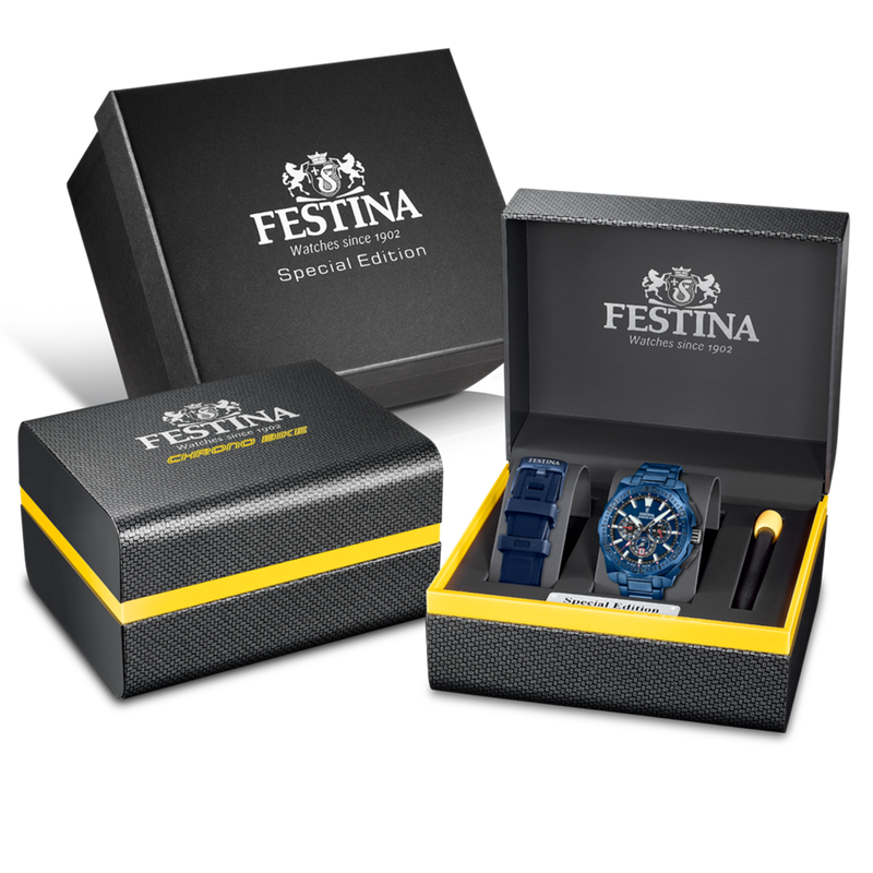 Festina Chrono Bike Blue Men's Watch F20729/1-zoom-