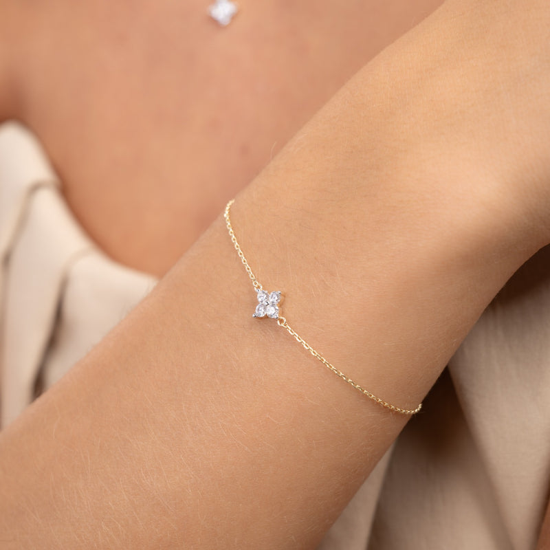 Isabel Bernard Le Marais Audrey 14 Karaat Gouden Armband IB320148-zoom-