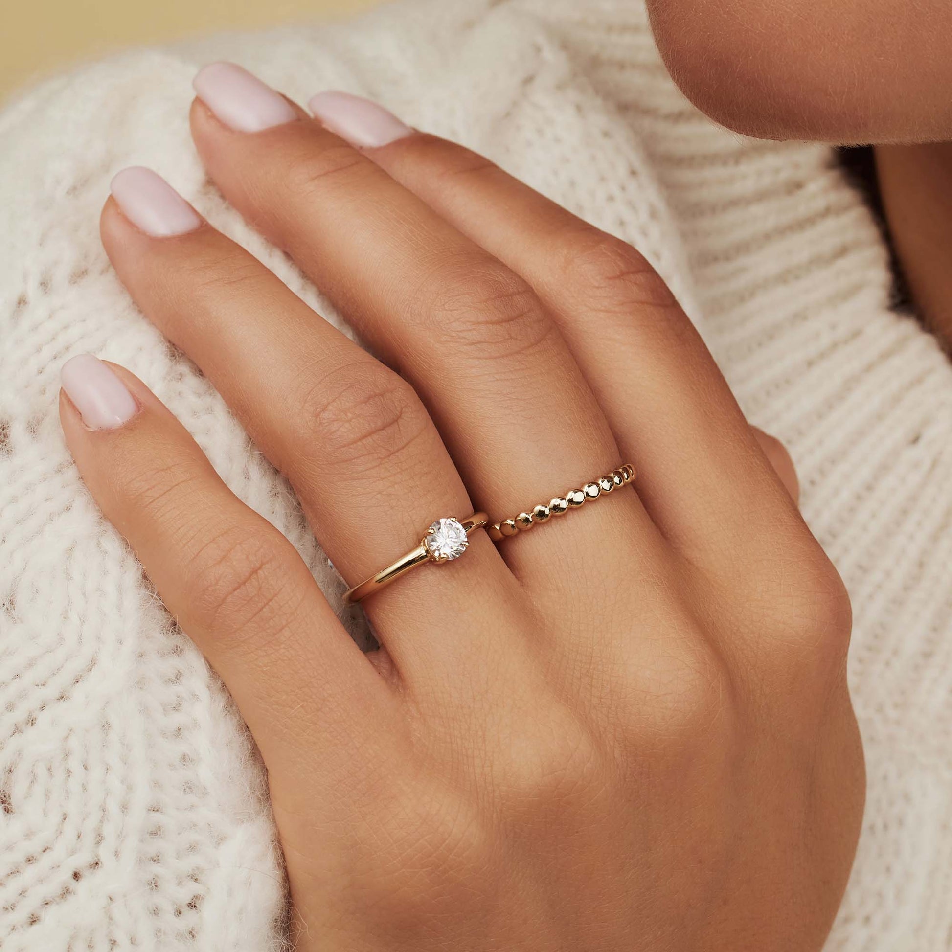 Isabel Bernard Rivoli Zélie 14 Carat Gold Ring IB330067-52 (size: 52)