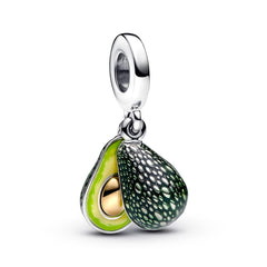 Pandora Moments 925 Sterling Silver Avocado Charm with Gold Plating 763405C01