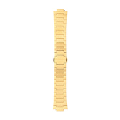 Sem Lewis Aldgate Tube stalen Watchstrap 25 mm Gold-coloured SL620029