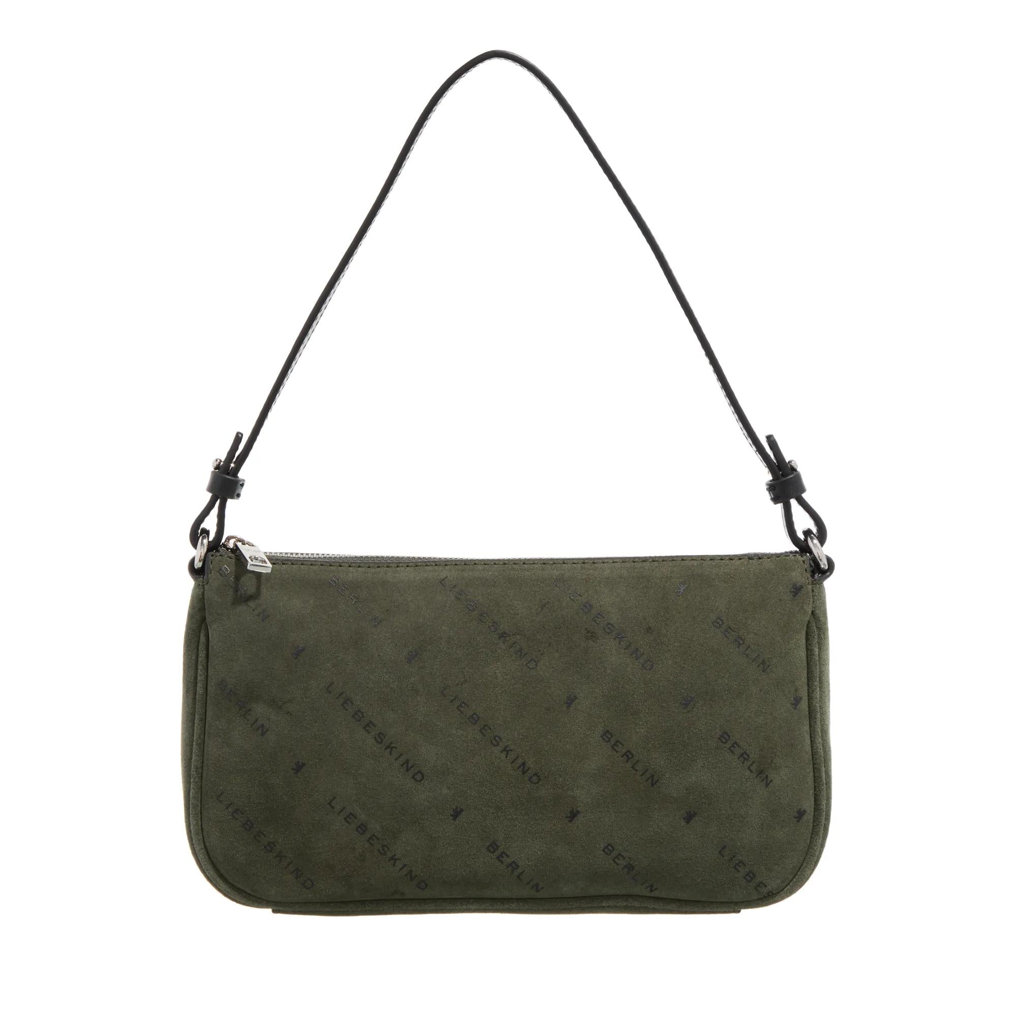 Liebeskind Berlin Monogram Green Leather Crossbody bag 2001-A0616950
