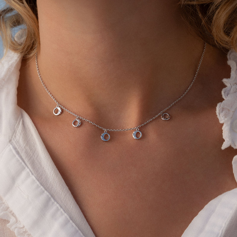 Violet Hamden Luna 925 Sterling Zilveren Ketting met Manen VH340033-zoom-