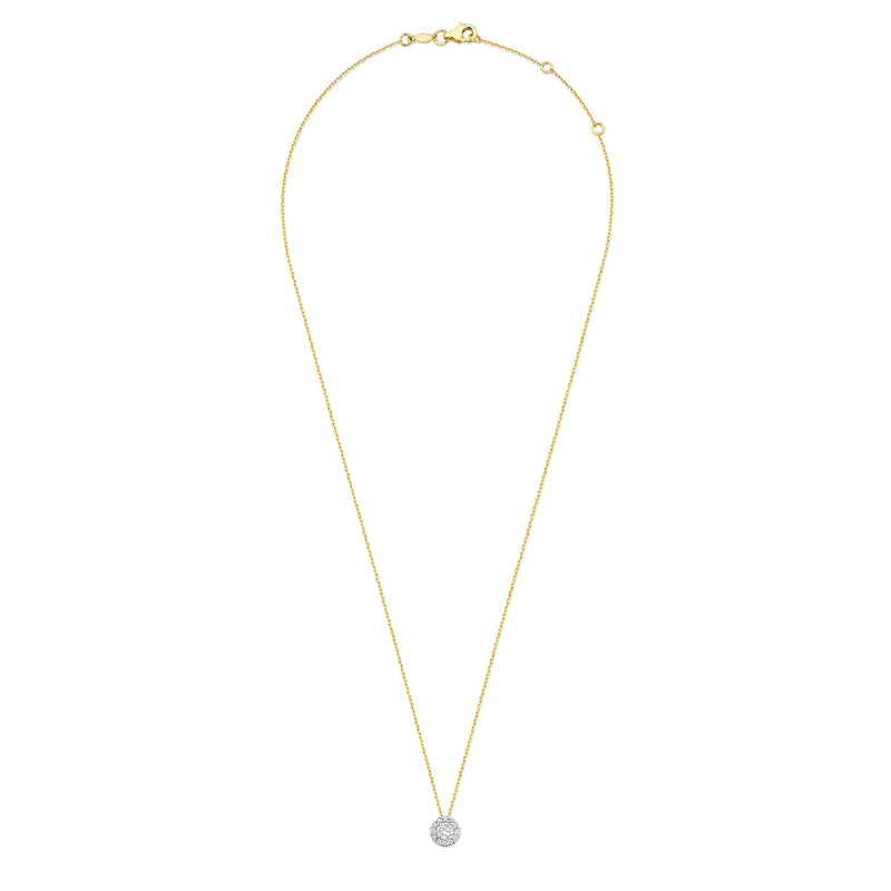 Isabel Bernard De la Paix Viviane 14 karat gold necklace with diamond IBD350031-zoom-