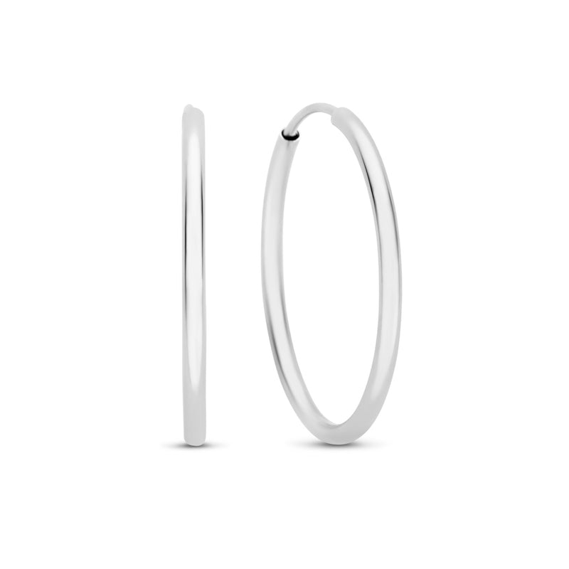 Isabel Bernard Cadeau d'Isabel 14 karaat witgouden oorbellen set IB90076-zoom-