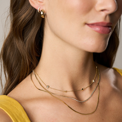 Fossil Sutton Brass Women's Necklace JA7298710