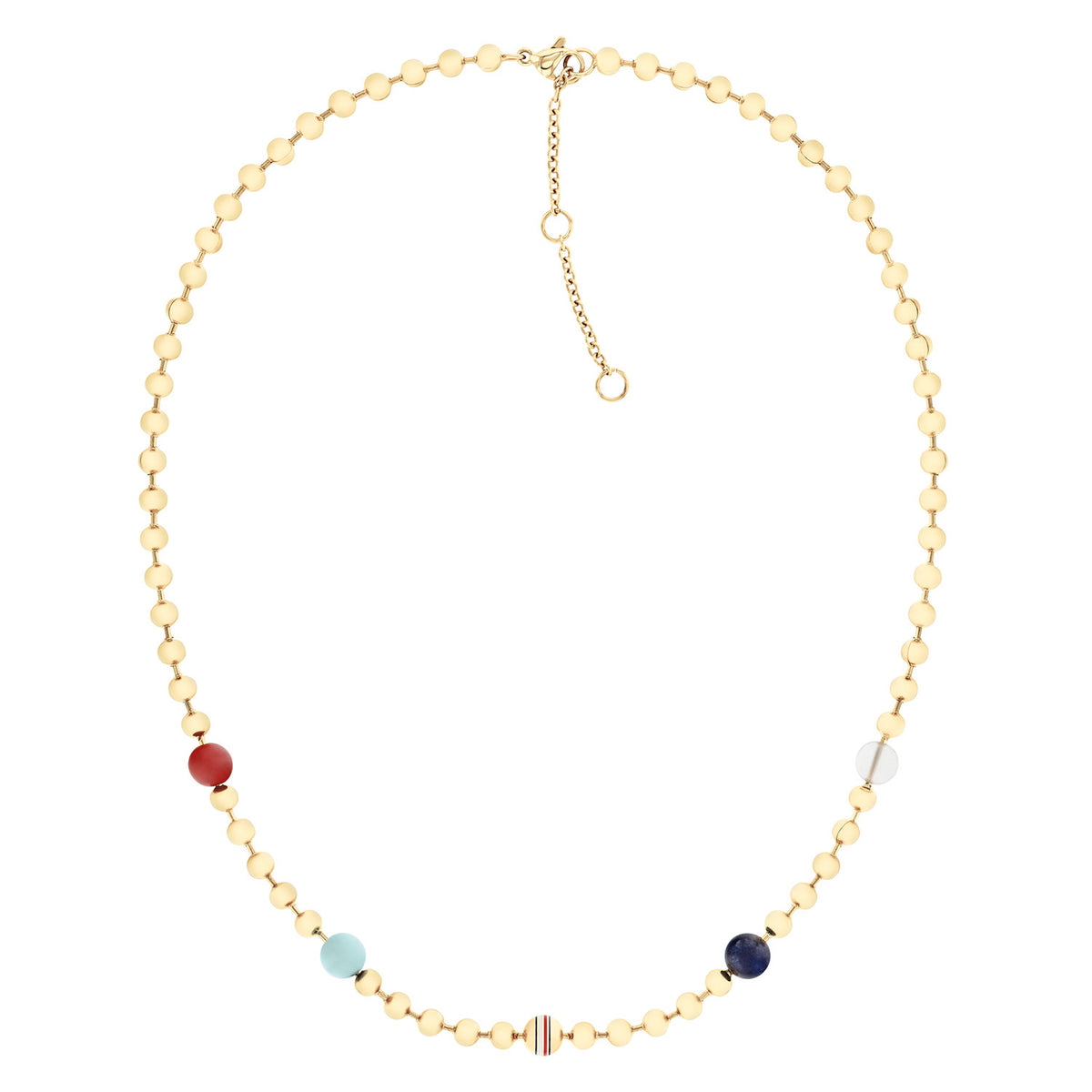 Tommy Hilfiger Stainless Steel Gold-coloured Women's Beaded Necklace TJ2781039