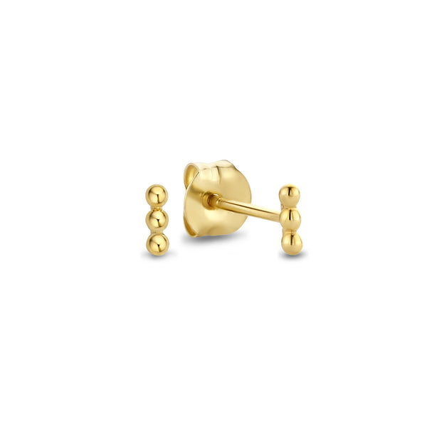 Rivoli Claire 14 karaat gouden oorknoppen