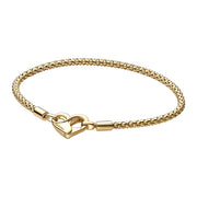 Pandora Moments Bracelet 562731C00-21with14 Carat Gold Plating