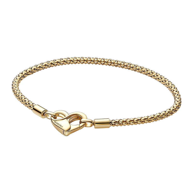 Pandora Moments Bracelet 562731C00-21with14 Carat Gold Plating-zoom-