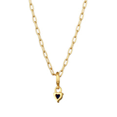 Elli 925 Sterling Silver Necklace with Sapphire 2004-BF-0008263-001