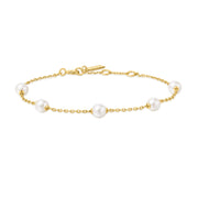 Ania Haie Miss Dainty Goudkleurige Parel Armband AH-B065-01G