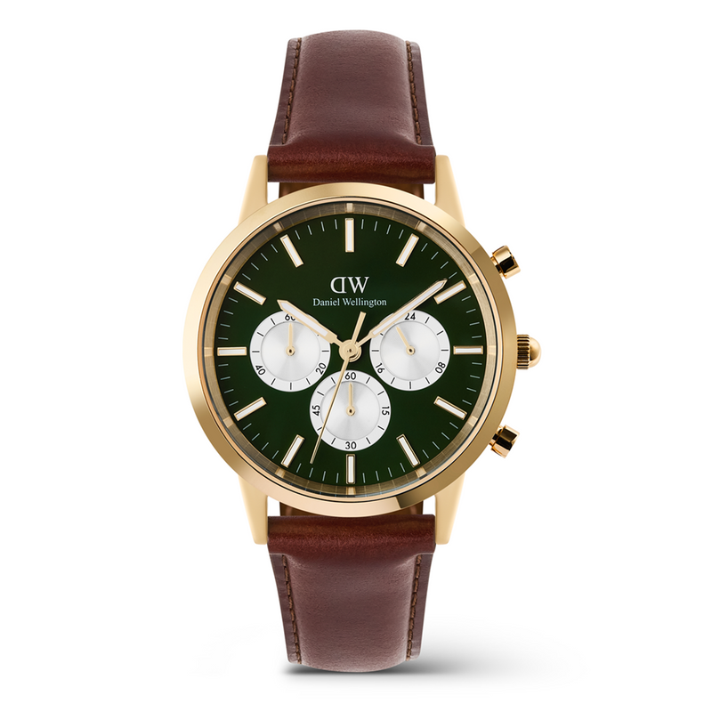 Daniel Wellington Iconic Chronograph Green Men's Watch DW00100876-zoom-