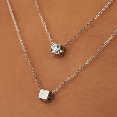 Isabel Bernard Saint Germain Nicole 14 Carat Whitegold Necklace IB340119