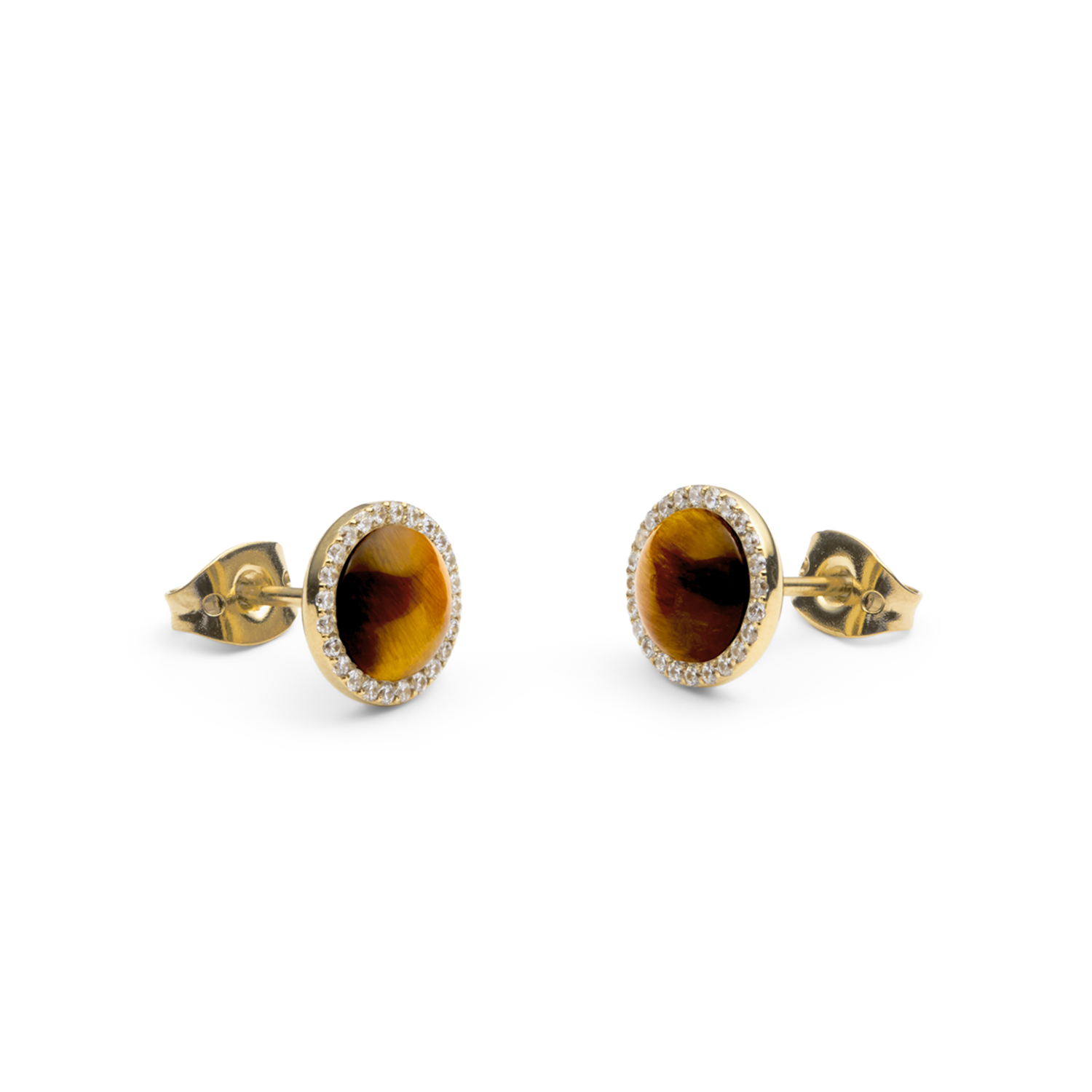 Daniel Wellington Audrey Tiger Eye Earrings DW00401409