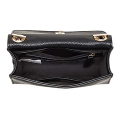 Valentino Bags Divina Black Crossbody Bag VBS1R403GNERO/GOLD