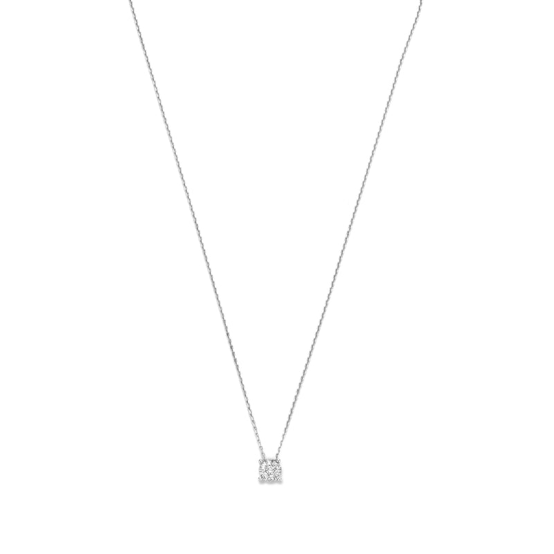 Isabel Bernard De la Paix Hanaé 14 karaat witgouden collier | diamant 0.14 ct | IBD350010-zoom-