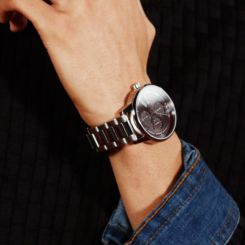 Hugo Boss HUGO #STAMP MULTI Zwart Heren Horloge 2002-HU1530368-zoom-