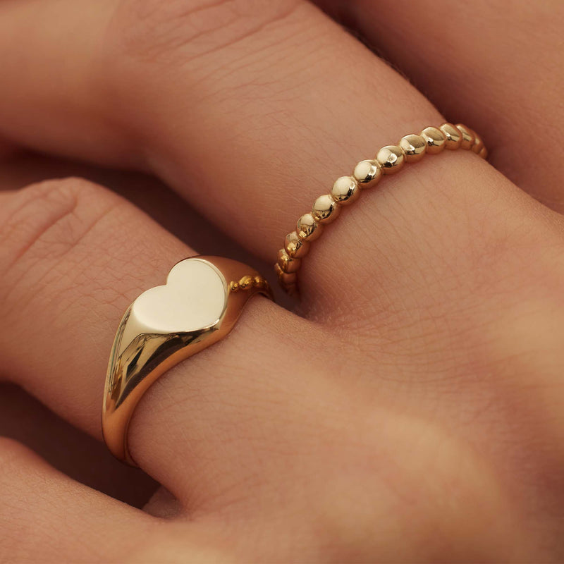 Isabel Bernard Rivoli Zélie 14 Karaat Gouden Ring IB330067-52 (Maat: 52)-zoom-