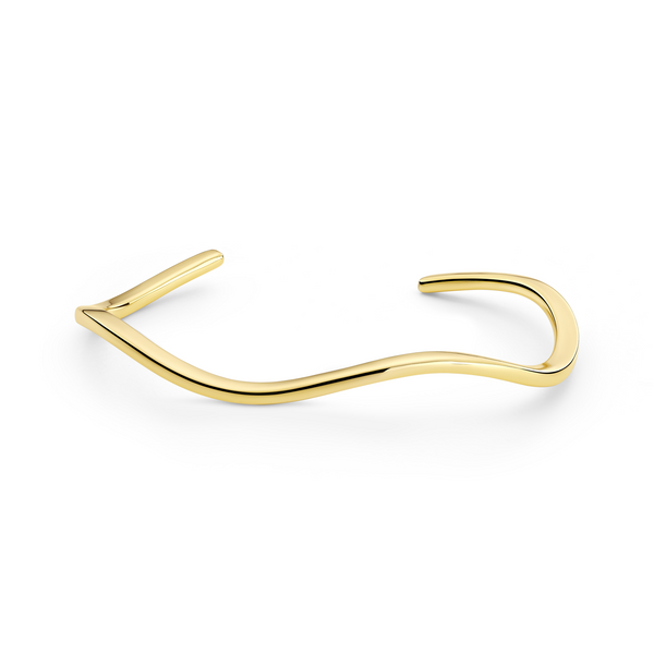 Sif Jakobs Ellera Waves Pianura Bangle Vergulde Armband SJ-BG3879-YG