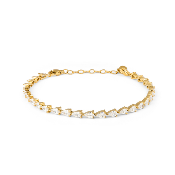 Mockberg Kenza Zina Gold Plated Large Bracelet MB1733