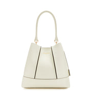 Isabel Bernard Femme Forte Macie Crème Kalfsleren Schoudertas IB25074-070