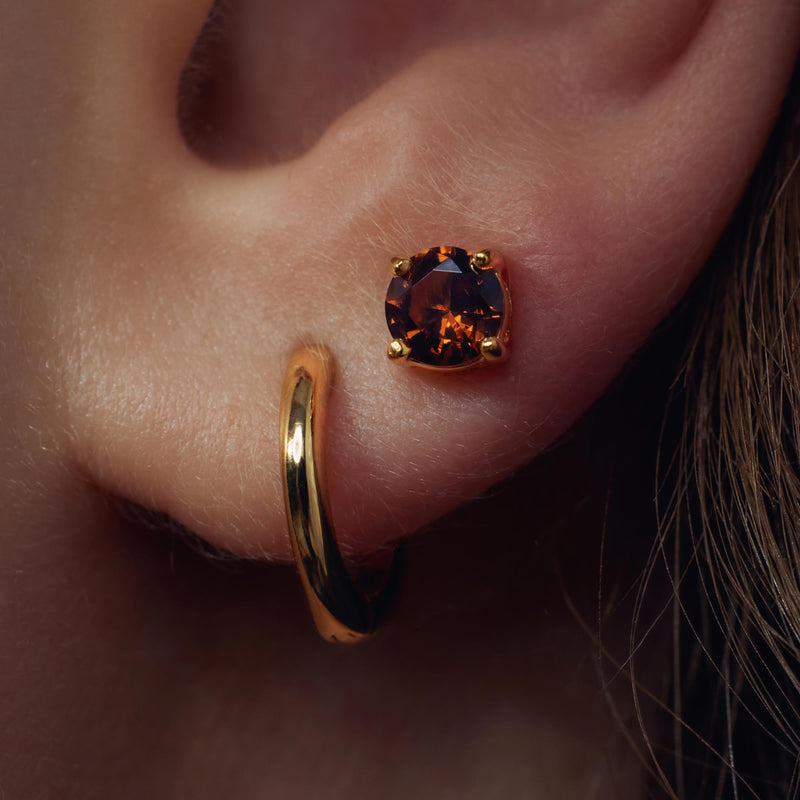 Parte Di Me Santa Maria della Base 925 sterling zilveren gold plated oorringen PDM36060-zoom-