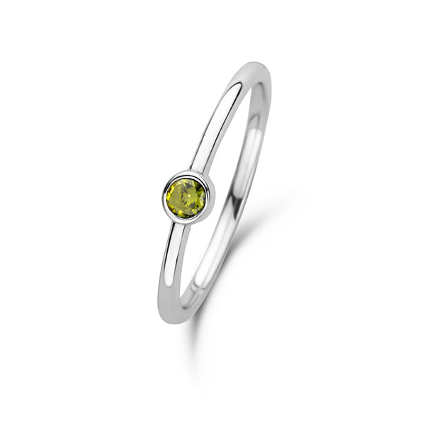 Violet Hamden Venus 925 Sterling Zilveren Ring met Geboortesteen VH330007AUG