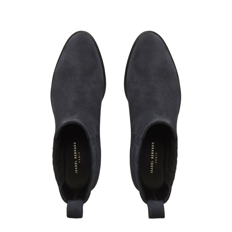 Isabel Bernard Vendôme Chey blauwe Suède chelsea boots IB53000-10-36-zoom-