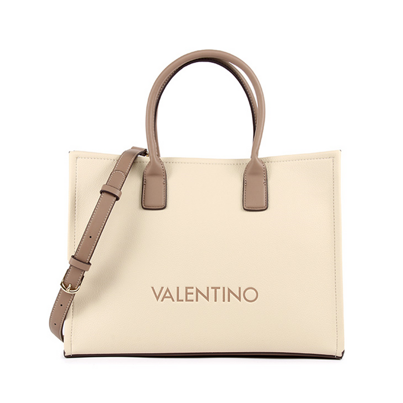 Valentino Bags Wilk Taupe Shopper VBS9I504ECRU/TAUPE-zoom-
