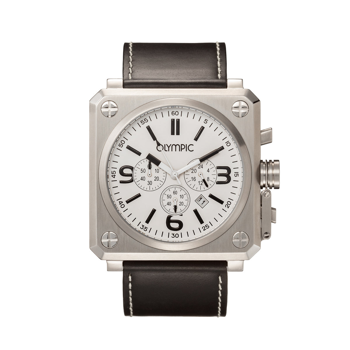 Olympic White Men's Watch 2002-OL89HSL024