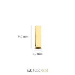 Isabel Bernard Cadeau d'Isabel 14 Carat Golden Earrings Set IB90096