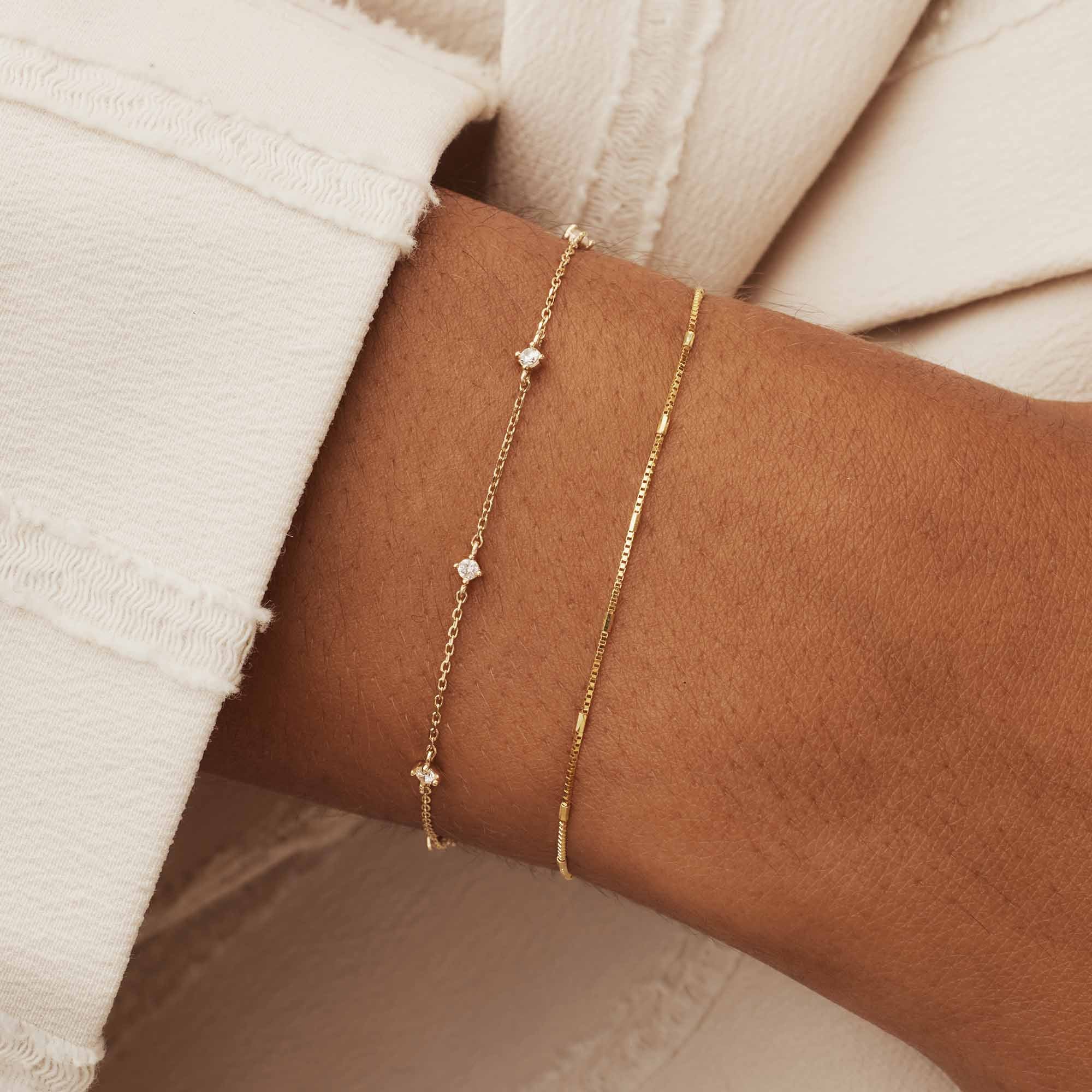 Isabel Bernard Rivoli Esmée 14 Carat Golden Bracelet IB320099