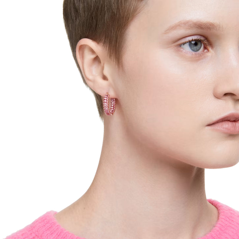 Swarovski Matrix Rosegold coloured Earrings 5657726-zoom-