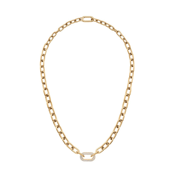Daniel Wellington Crystal Link Golden Necklace DW00400589