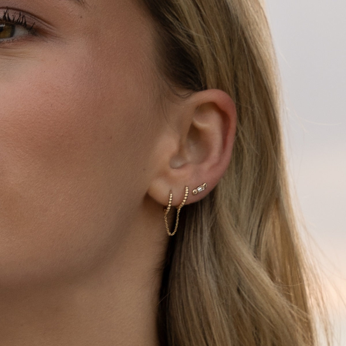 Jackie Gold 14 karat gold Ear Stud JKE22.267