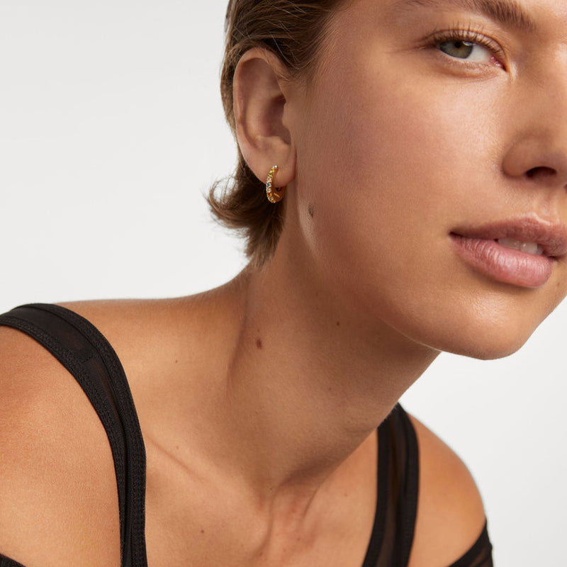 P D Paola Color 925 Sterling Silver Earrings with Gold Plating AR01-B90-U-zoom-