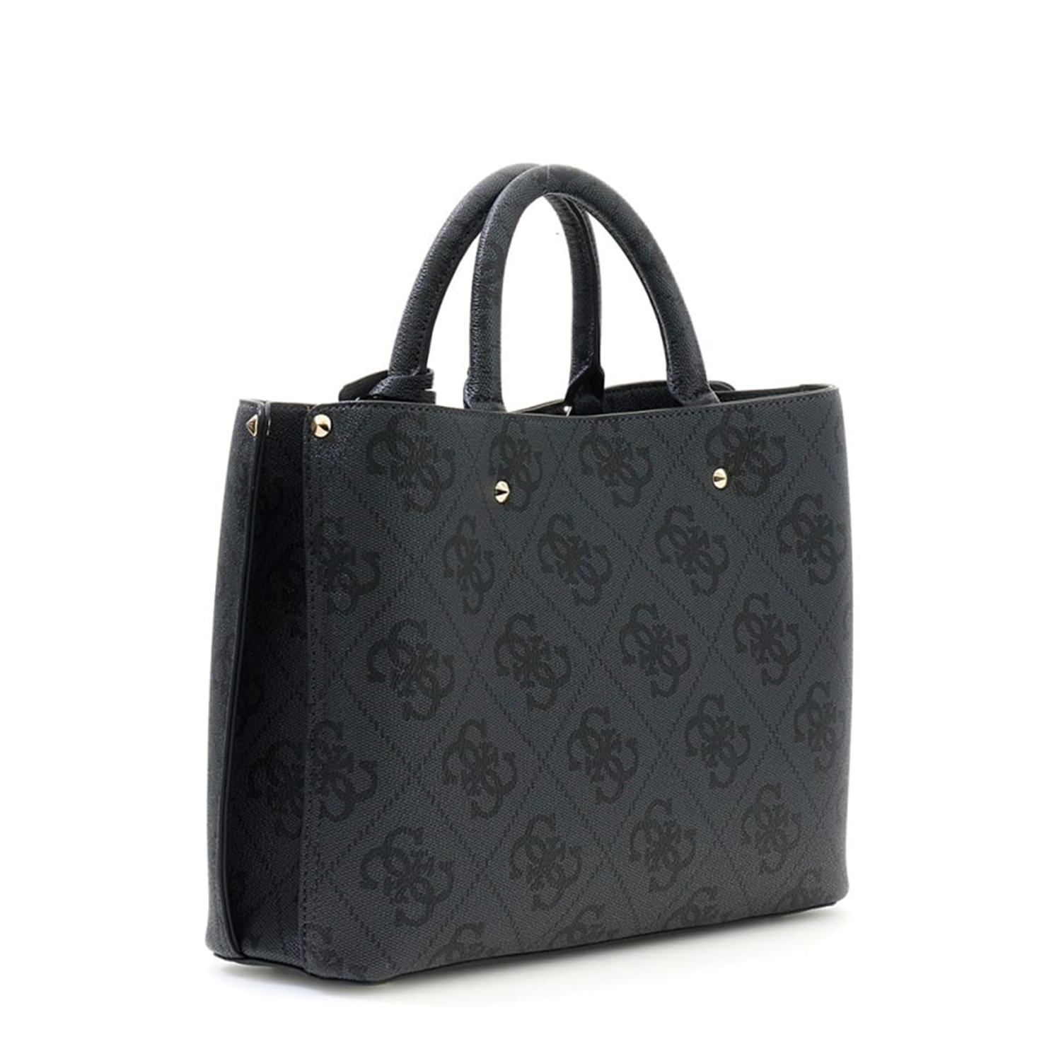 Guess Meridian II Coal Logo Girlfriend Satchel HWOS69-74060-CLO