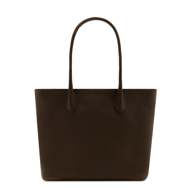 Isabel Bernard Honoré Lysanne Bruine Leren Shopper van Kalfsleer IB25089-zoom-