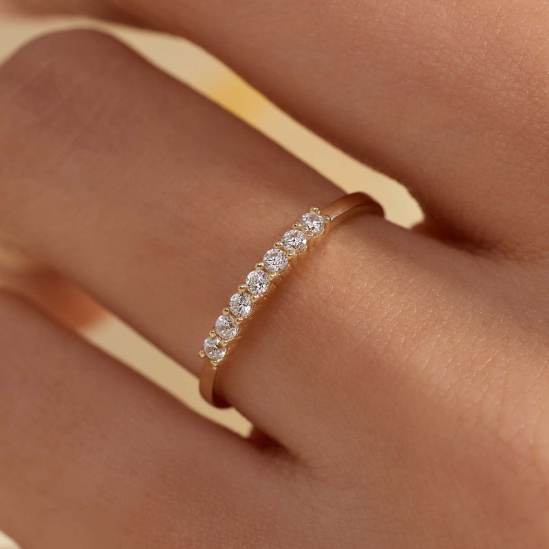 Beloro Jewels Monte Napoleone Stella 9 karaat ring met zirconia stenen BO330054-56-zoom-