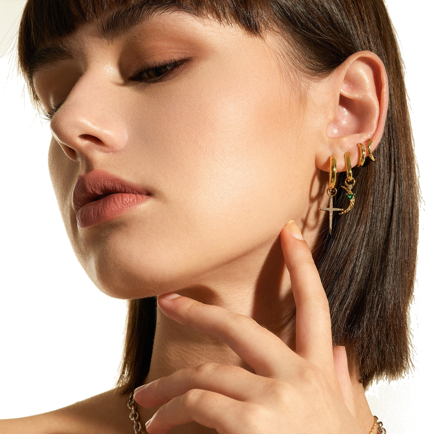 Ania Haie Pop Charms Gold Earrings AH-E048-04G