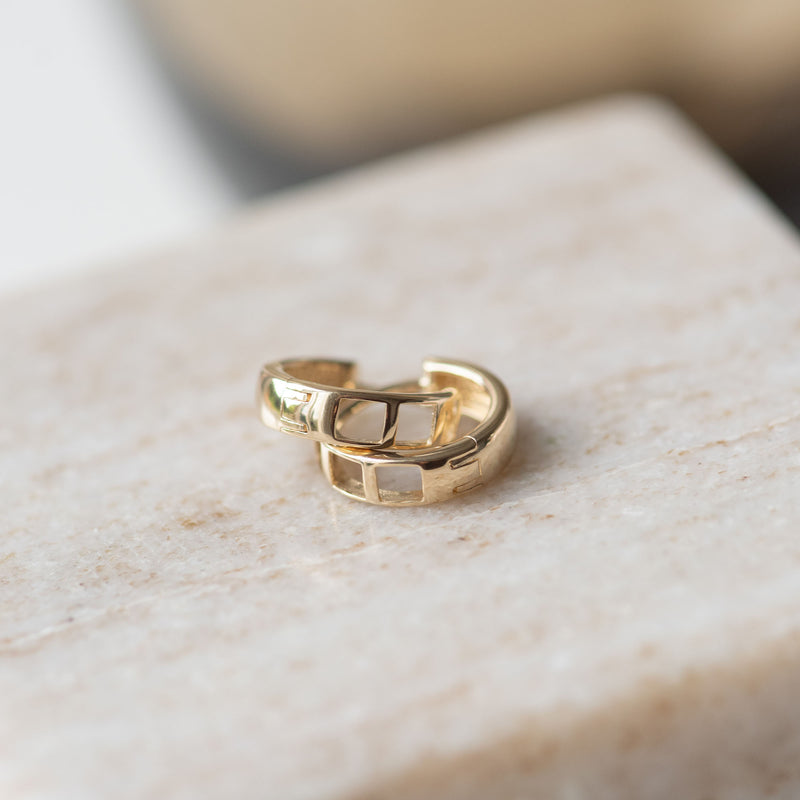 Isabel Bernard Rivoli Morgane 14 karaat gouden oorringen IB360141-zoom-