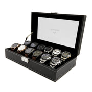 Mats Meier Mont Fort Zwarte Horlogebox voor 12 Horloges MM-Watchbox-1909