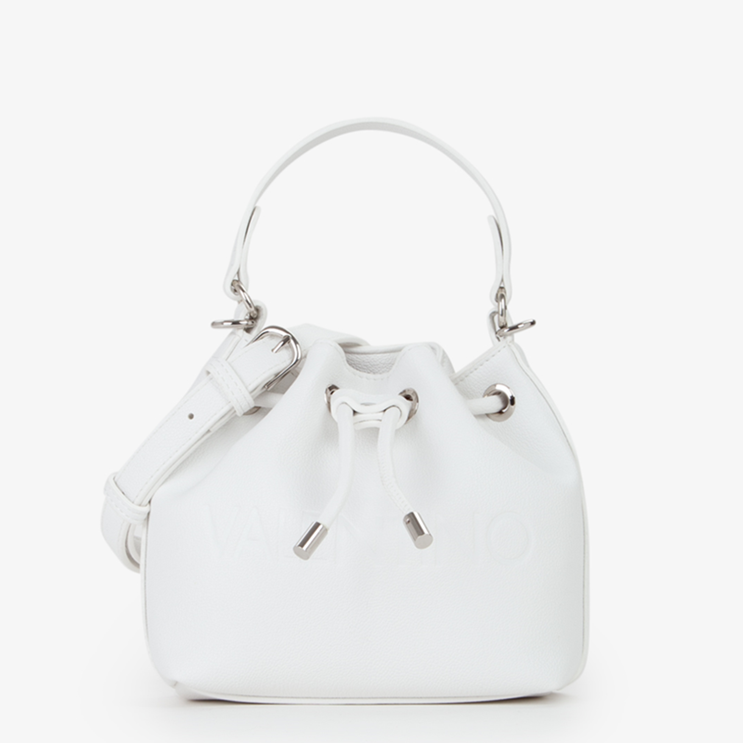 Valentino Bags Syria Re White Shoulder Bag VBS8YH34BIANCO